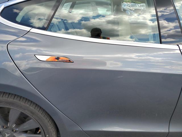 5YJSA1H11EFP41212 - 2014 TESLA MODEL S GRAY photo 10