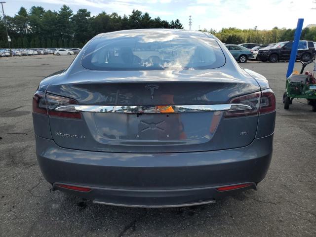 5YJSA1H11EFP41212 - 2014 TESLA MODEL S GRAY photo 6