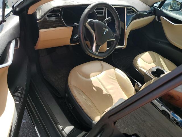 5YJSA1H11EFP41212 - 2014 TESLA MODEL S GRAY photo 8