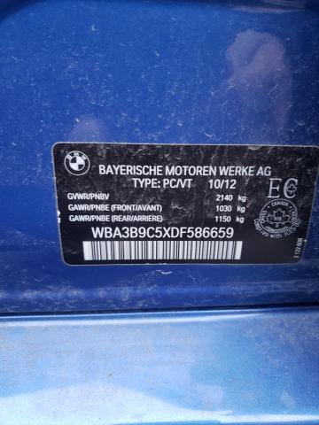 WBA3B9C5XDF586659 - 2013 BMW 335 XI BLUE photo 13