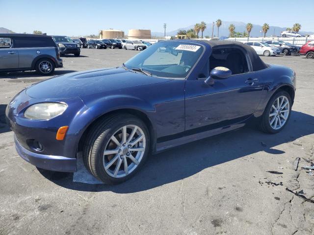 JM1NC25F370128622 - 2007 MAZDA MX-5 MIATA BLUE photo 1