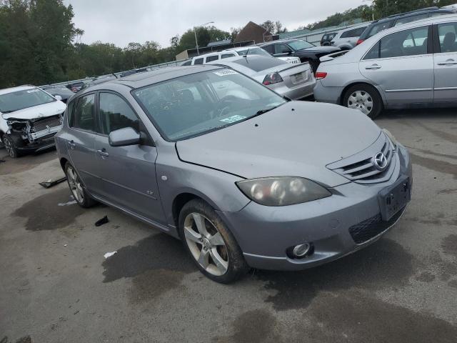 JM1BK344861516448 - 2006 MAZDA 3 HATCHBACK GRAY photo 4