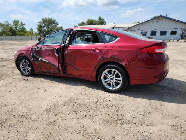 3FA6P0H76JR108461 - 2018 FORD FUSION SE ბურგუნდია ფოტო 2