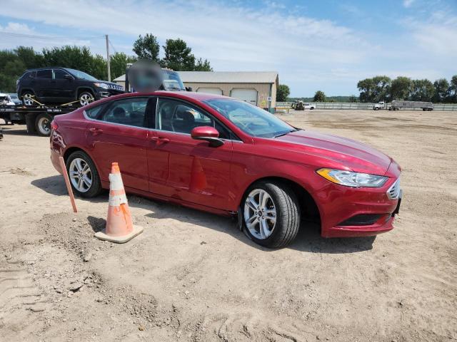 3FA6P0H76JR108461 - 2018 FORD FUSION SE ბურგუნდია ფოტო 4