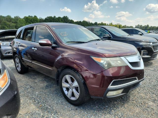 2HNYD2H37DH505109 - 2013 ACURA MDX TECHNOLOGY MAROON photo 4