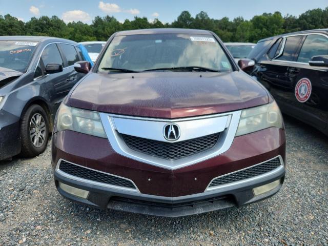 2HNYD2H37DH505109 - 2013 ACURA MDX TECHNOLOGY MAROON photo 5