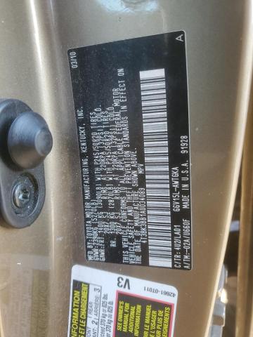 4T3BK3BB1AU034089 - 2010 TOYOTA VENZA 棕色 照片 12