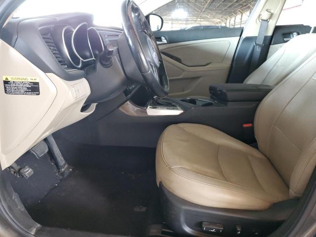 5XXGN4A75FG405538 - 2015 KIA OPTIMA EX GRAY photo 7