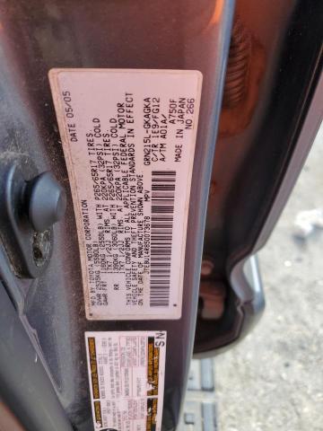 JTEBU14R850073678 - 2005 TOYOTA 4RUNNER SR5 BLUE photo 13