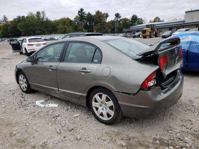 2HGFA16547H506356 - 2007 HONDA CIVIC LX GRAY photo 2