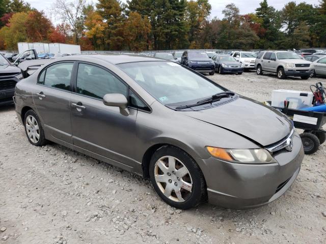 2HGFA16547H506356 - 2007 HONDA CIVIC LX GRAY photo 4