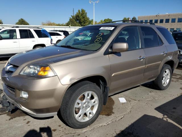 2HNYD18634H509016 - 2004 ACURA MDX TOURING BROWN photo 1