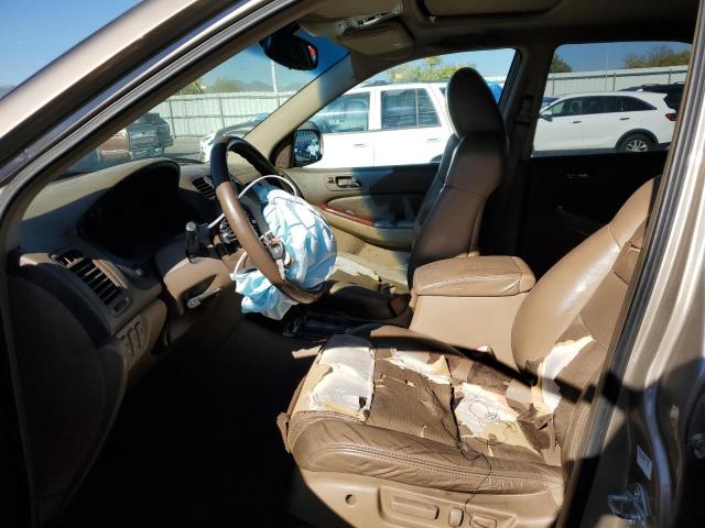 2HNYD18634H509016 - 2004 ACURA MDX TOURING BROWN photo 7