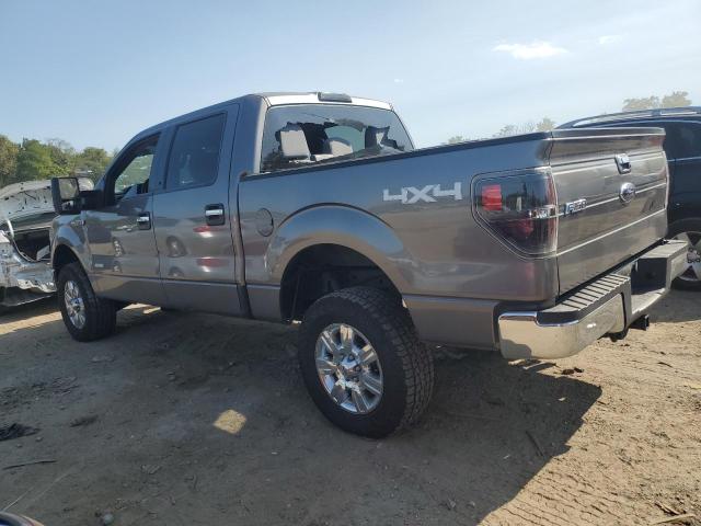 1FTFW1ET2CFA55147 - 2012 FORD F150 SUPERCREW GRAY photo 2