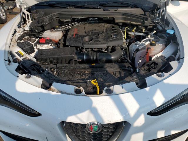 ZASPAKBN1N7D47875 - 2022 ALFA ROMEO STELVIO TI WHITE photo 12