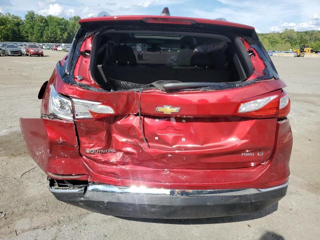 2GNAXSEVXJ6154506 - 2018 CHEVROLET EQUINOX LT RED photo 6