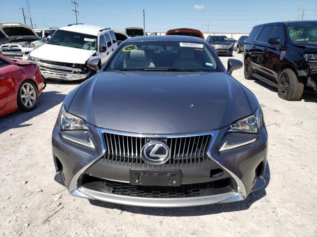 JTHHA5BC2G5004437 - 2016 LEXUS RC 200T GRAY photo 5