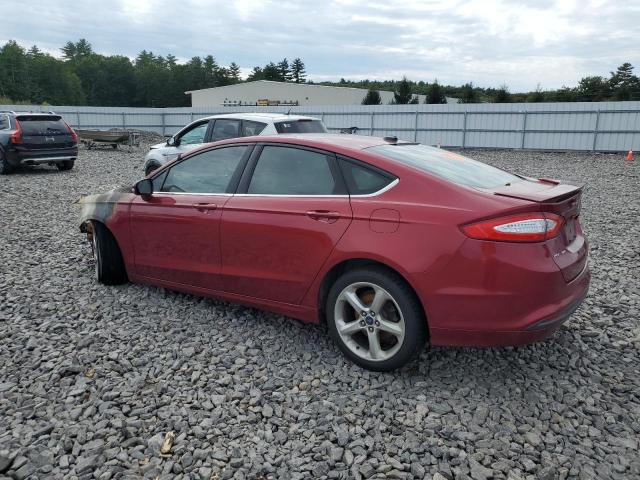 3FA6P0HD9GR319510 - 2016 FORD FUSION SE RED photo 2