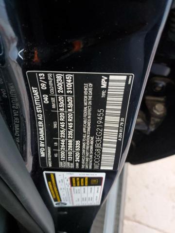 WDCGG8JB3EG219455 - 2014 MERCEDES-BENZ GLK 350 4MATIC BLACK photo 12