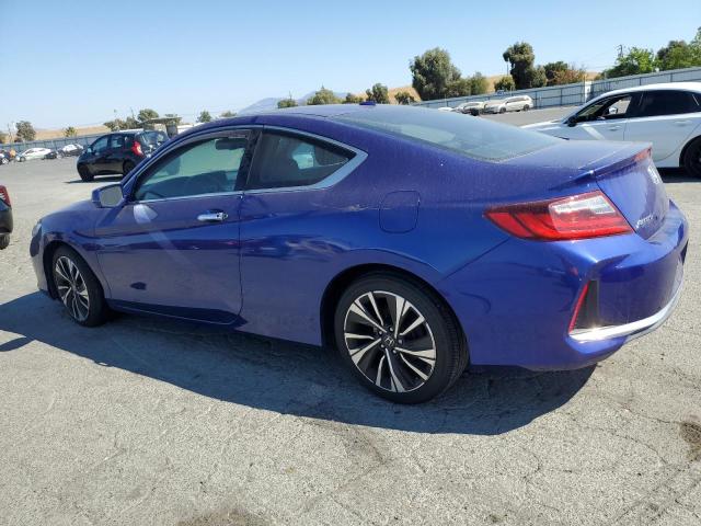 1HGCT1B86HA001075 - 2017 HONDA ACCORD EXL BLUE photo 2