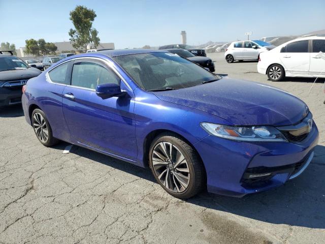 1HGCT1B86HA001075 - 2017 HONDA ACCORD EXL BLUE photo 4