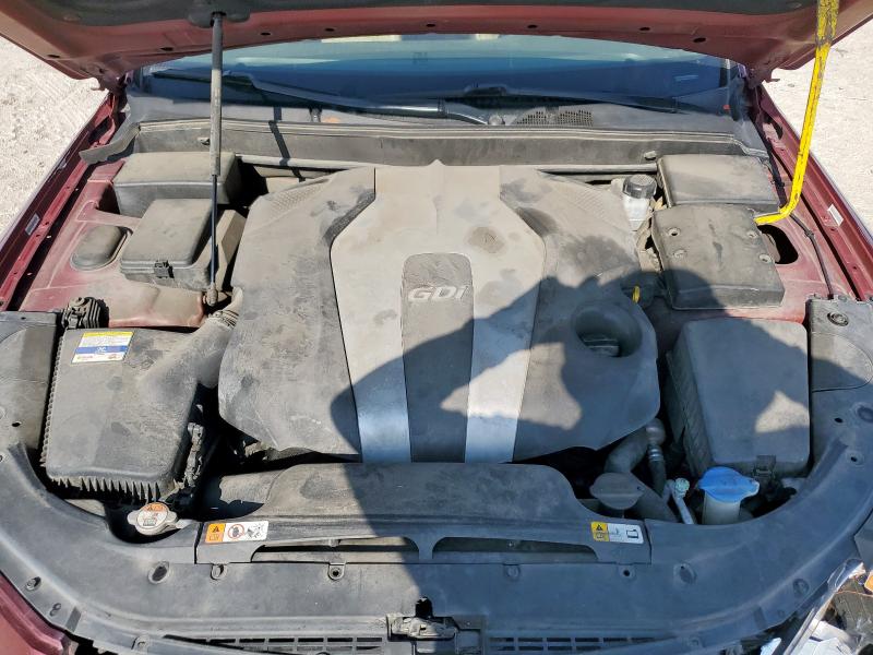 KMHGC4DDXCU177934 - 2012 HYUNDAI GENESIS 3.8L 勃艮第红 照片 12