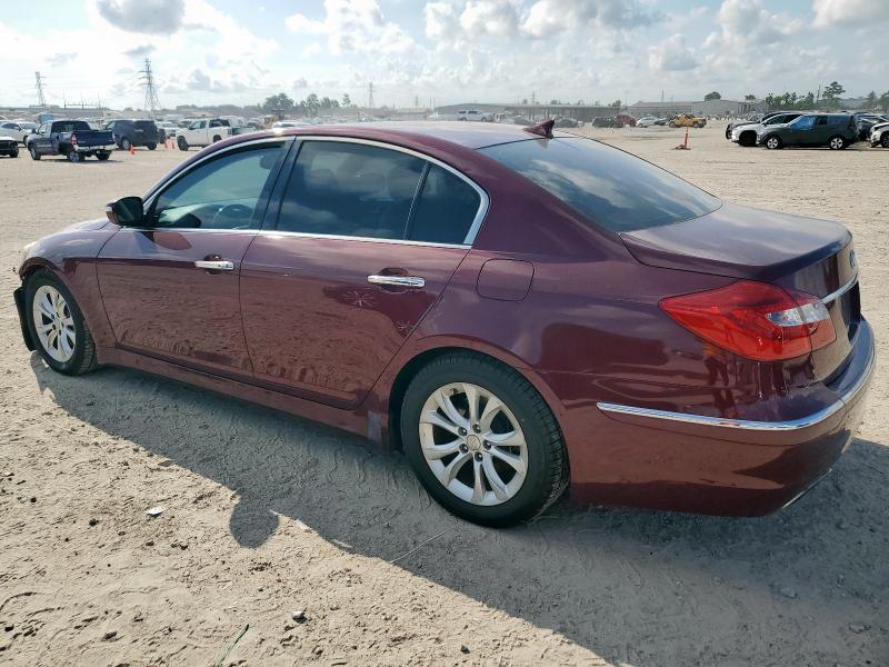 KMHGC4DDXCU177934 - 2012 HYUNDAI GENESIS 3.8L 勃艮第红 照片 2