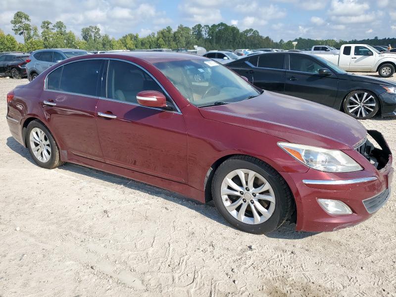 KMHGC4DDXCU177934 - 2012 HYUNDAI GENESIS 3.8L 勃艮第红 照片 4