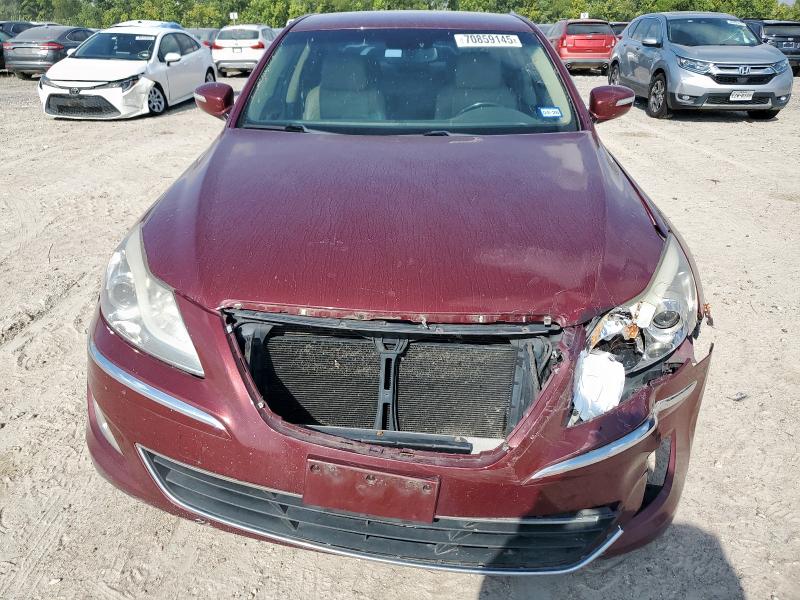 KMHGC4DDXCU177934 - 2012 HYUNDAI GENESIS 3.8L 勃艮第红 照片 5