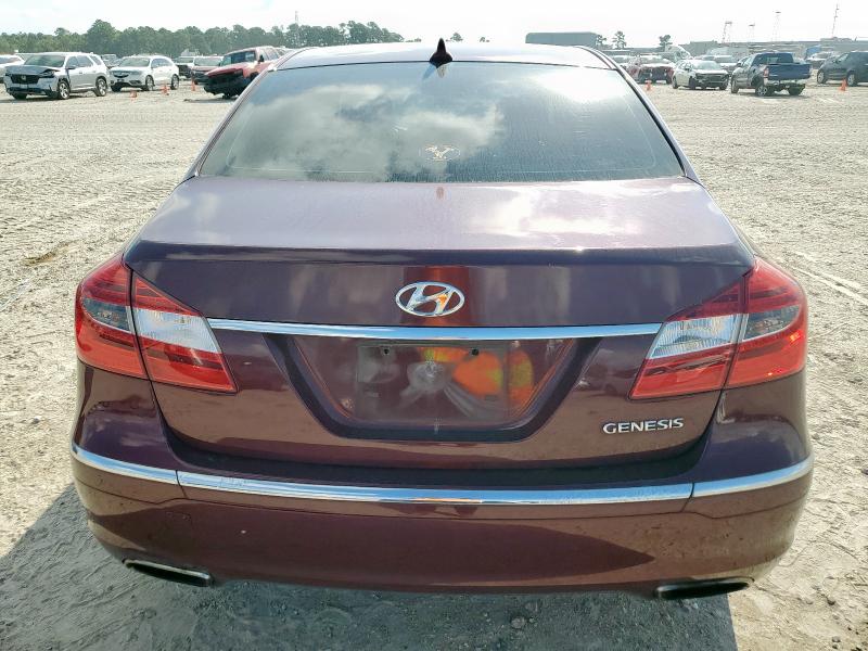 KMHGC4DDXCU177934 - 2012 HYUNDAI GENESIS 3.8L 勃艮第红 照片 6