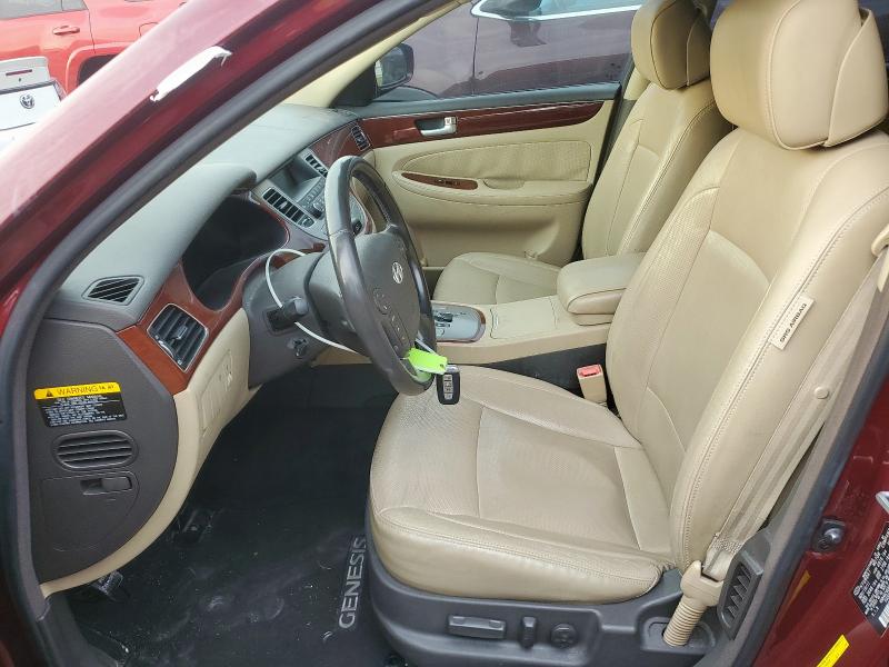 KMHGC4DDXCU177934 - 2012 HYUNDAI GENESIS 3.8L 勃艮第红 照片 7