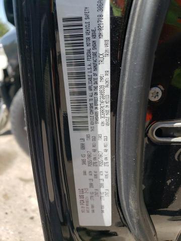 3C6RR7KTXFG609539 - 2015 RAM 1500 ST შავი ფოტო 12