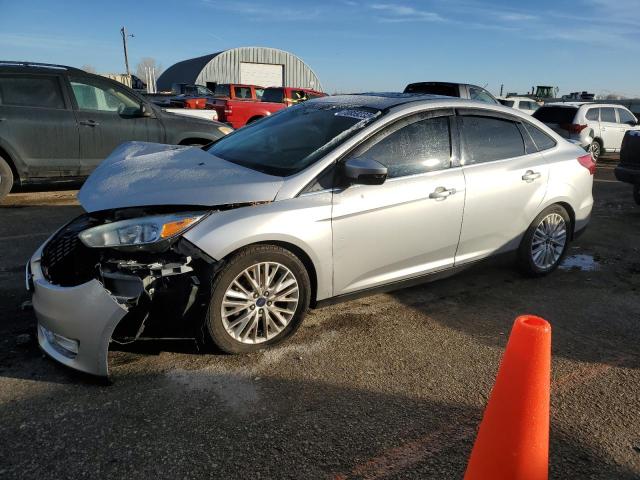 1FADP3J21HL268148 - 2017 FORD FOCUS TITANIUM SILVER photo 1