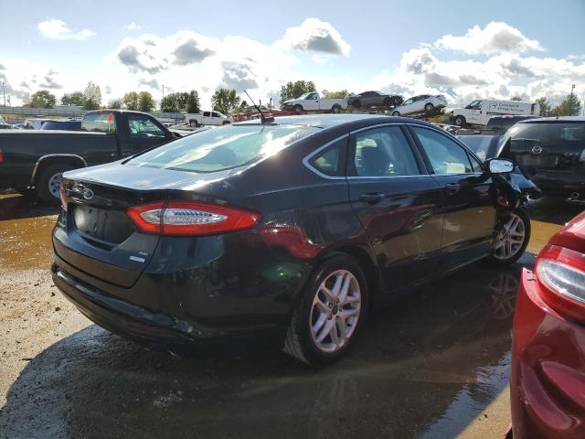 3FA6P0HD1ER275449 - 2014 FORD FUSION SE BLUE photo 3