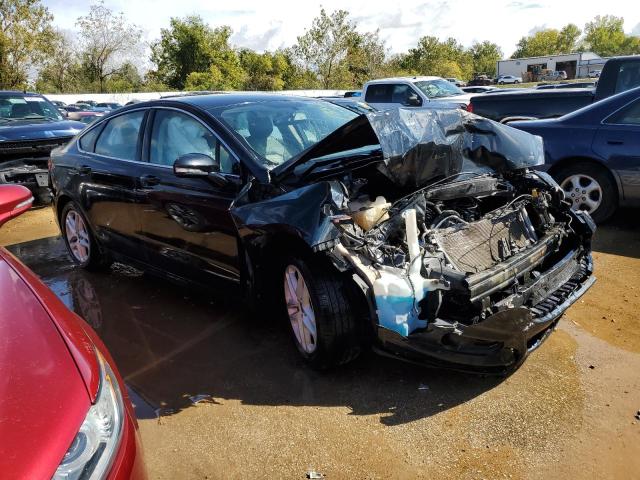 3FA6P0HD1ER275449 - 2014 FORD FUSION SE BLUE photo 4