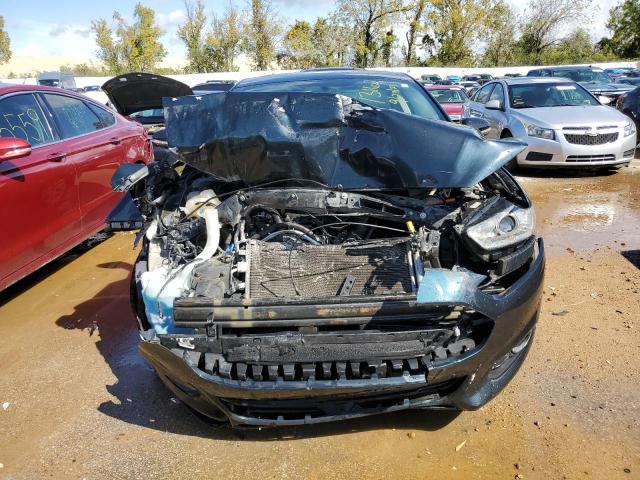 3FA6P0HD1ER275449 - 2014 FORD FUSION SE BLUE photo 5