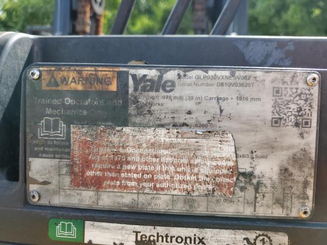 D810V03620T - 2019 YALE UNKNOWN YELLOW photo 10