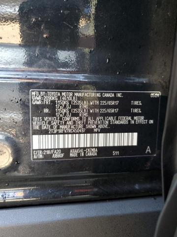 2T3P1RFV7RC450497 - 2024 TOYOTA RAV4 XLE BLACK photo 12