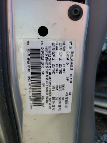 1C4GP45R15B111452 - 2005 CHRYSLER TOWN & COU ვერცხლისფერი ფოტო 13