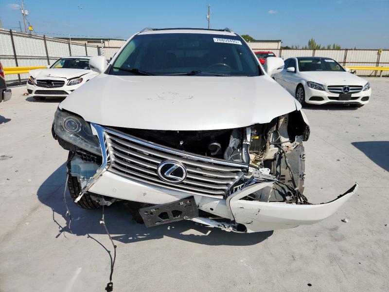2T2BK1BA0FC317060 - 2015 LEXUS RX 350 BASE WHITE photo 5