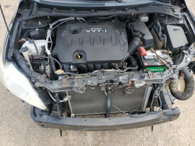 JTDBU4EE3A9116394 - 2010 TOYOTA COROLLA BASE Schwarz Foto 11