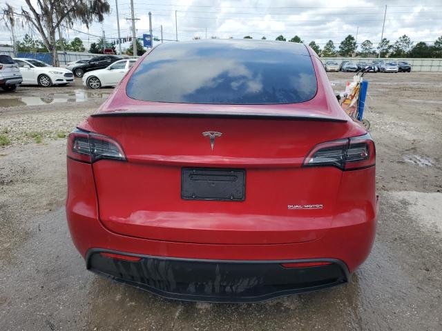 7SAYGDEF1PF853301 - 2023 TESLA MODEL Y RED photo 6