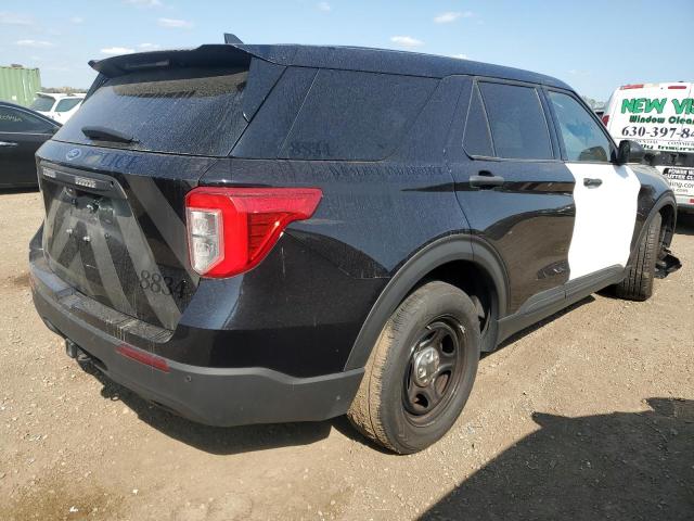 1FM5K8AC6PGB12449 - 2023 FORD EXPLORER POLICE INTERCEPTOR Negro foto 3