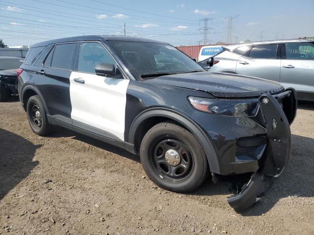 1FM5K8AC6PGB12449 - 2023 FORD EXPLORER POLICE INTERCEPTOR Negro foto 4