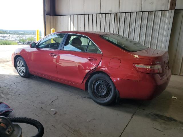 4T1BE46K77U054985 - 2007 TOYOTA CAMRY CE RED photo 2