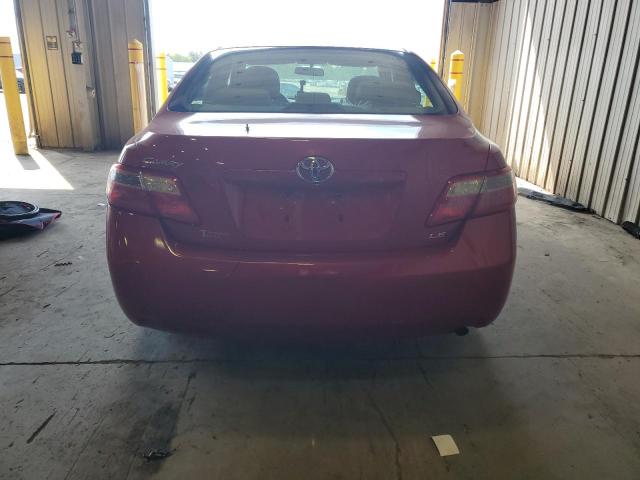 4T1BE46K77U054985 - 2007 TOYOTA CAMRY CE RED photo 6