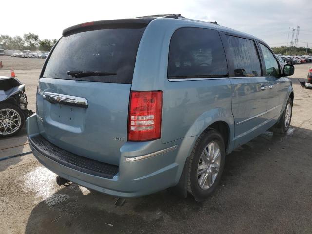 2A8HR64XX8R135404 - 2008 CHRYSLER TOWN & COU LIMITED BLUE photo 3