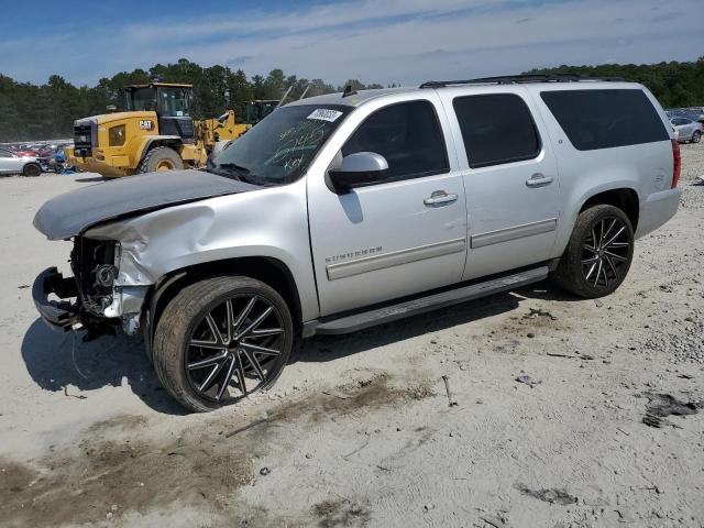 1GNSCJE03ER235145 - 2014 CHEVROLET SUBURBAN C1500 LT SILVER photo 1