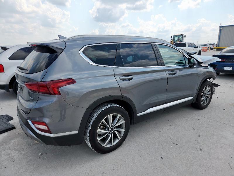 5NMS3CAD1KH025852 - 2019 HYUNDAI SANTA FE SEL ნაცრისფერი ფოტო 3