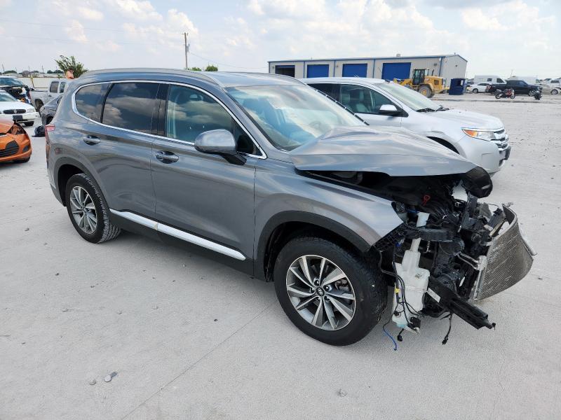 5NMS3CAD1KH025852 - 2019 HYUNDAI SANTA FE SEL ნაცრისფერი ფოტო 4